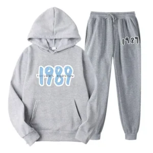 1989 Taylor The Swift Women's Grey Tracksuit