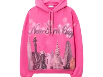 Taylor Swift Pink Hoodie | New York City Pink Hoodie