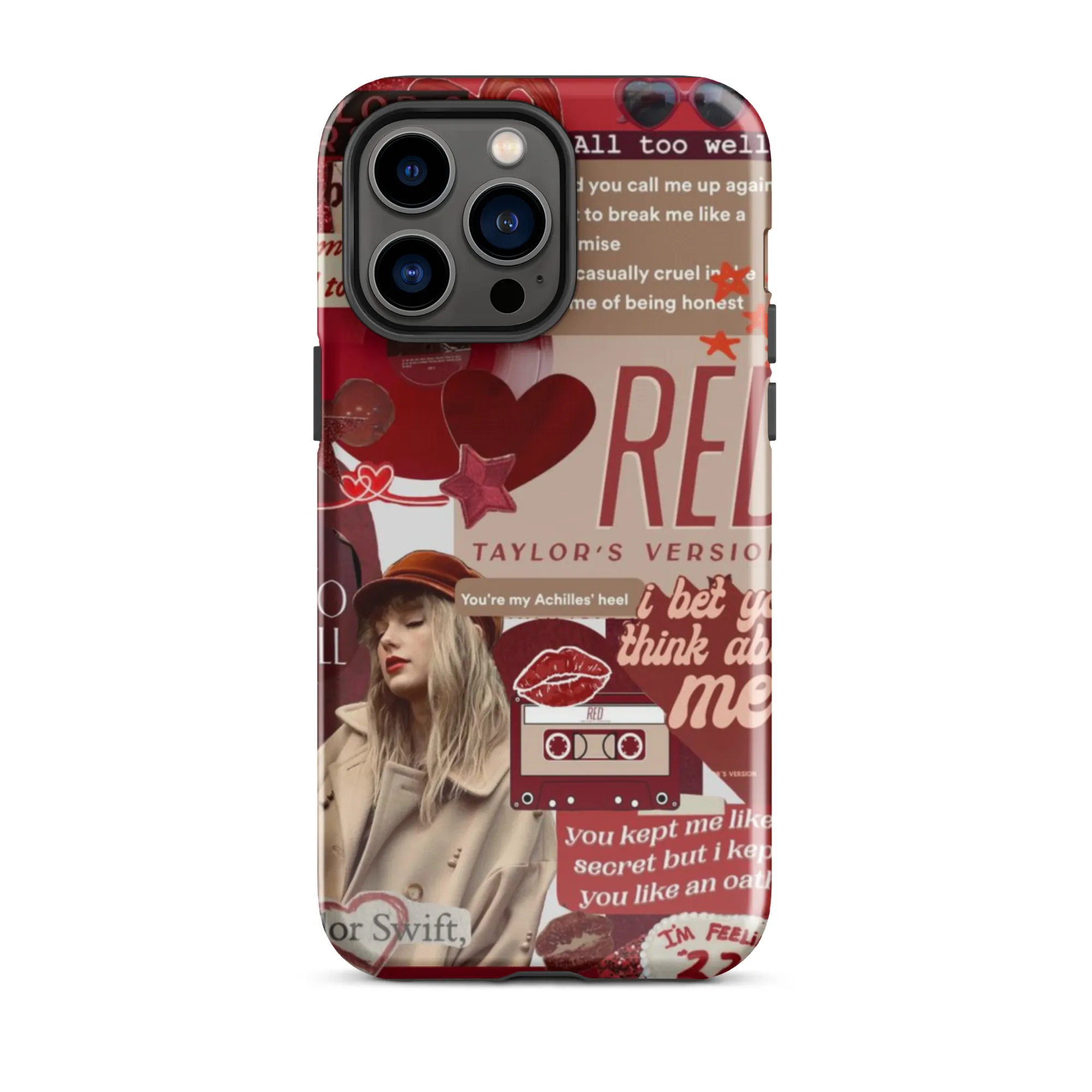 Taylor Swift Red - Taylor Swift The Eras Tour iPhone Case ...