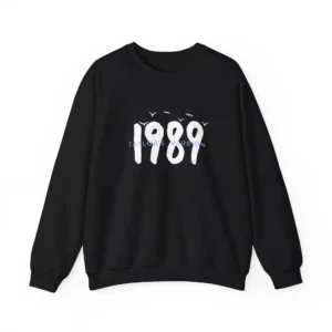 1989 Taylor's Version Black Sweatshirt