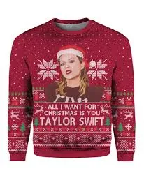 Taylor Swift Red Christmas Sweater