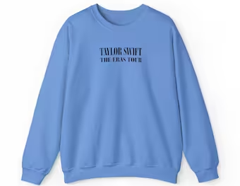 Taylor Swift Eras Tour Blue Crewneck Sweatshirt