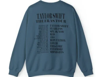 Taylor Swift The Eras Tour Blue Sweatshirt
