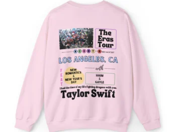 Taylor Swift Los Angeles the Eras Tour Sweatshirt