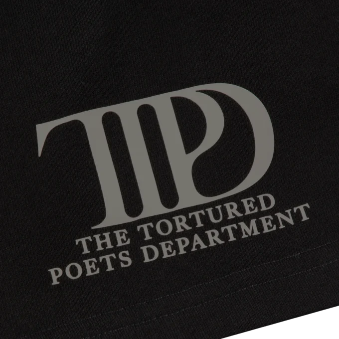 The Tortured Poets Department Black Shorts