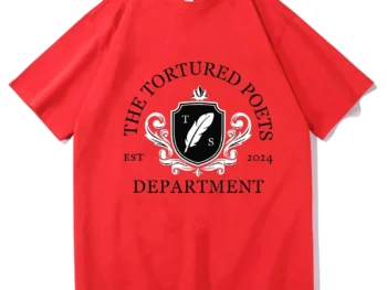The Tortured Poets Department shirt Red