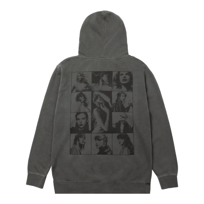 Taylor Swift The Eras Tour Charcoal Hoodie