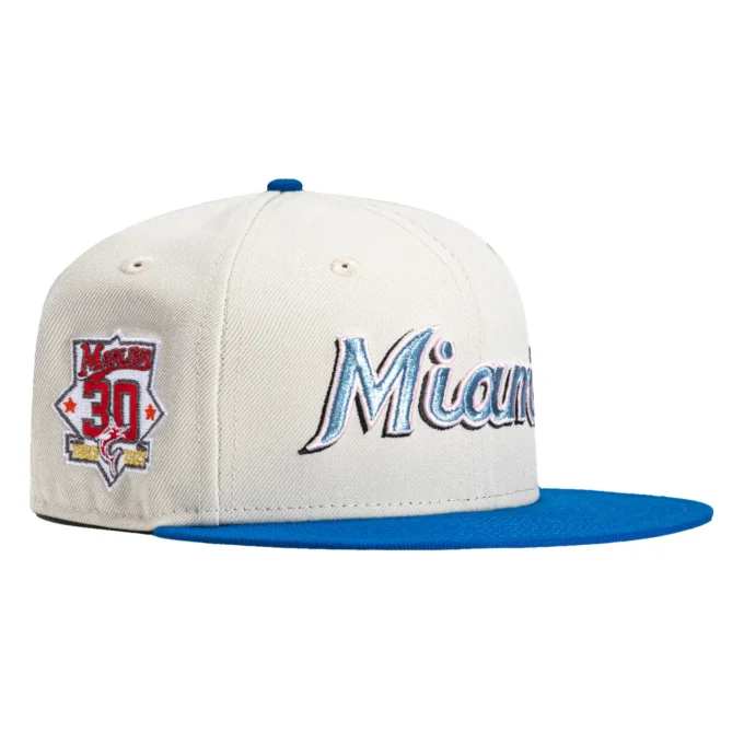 Calle Ocho Miami Marlins Fitted Hat