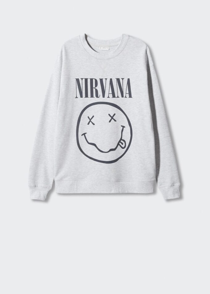 White Nirvana Sweatshirt