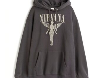 Nirvana Angel Dark High Street Hoodie